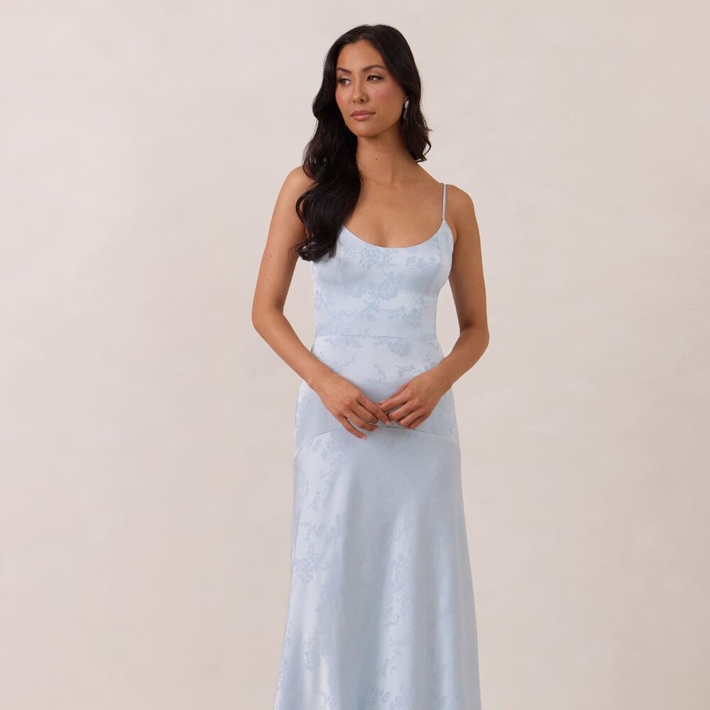 Park & Fifth Essex Dress Size XS / Powder Blue Jacquard